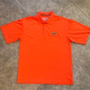 LIKE NEW - Cutter & Buck - Oklahoma State University Polo
